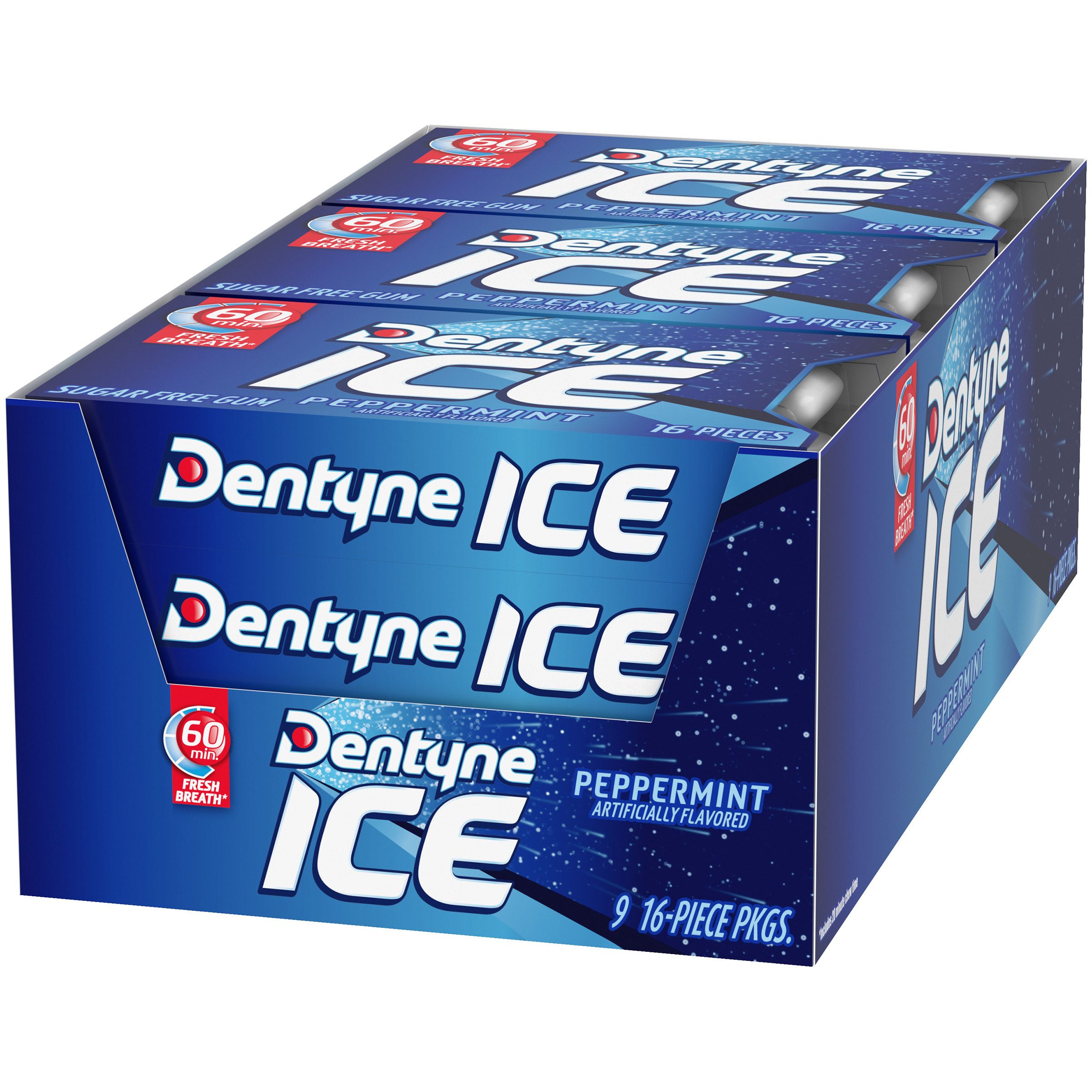 Dentyne Ice Split 2 Fit Peppermint 18/9 16pcs